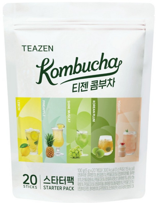티젠 콤부차 스타터팩, 5g, 20개입, 1개
