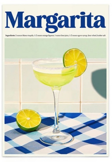 파라다이소 PDS홈데코 빈티지 테이블 감성 컬렉션 인테리어 캔버스 포스터 I형