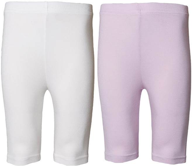 유라비 여아용 프리스틴 5부 모달 스판 베이직 레깅스 2p