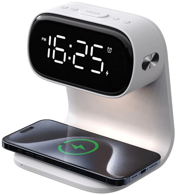 아이노트 고속 무선 충전 무드등 시계 WDS100