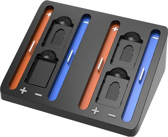 호후 닌텐도 스위치2 조이콘 충전 차징 플렉스독 스탠드 거치대, 블랙, 1개