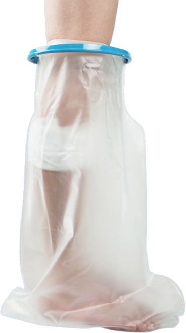 플렉스라인 성인용 깁스 방수커버 허벅지 M, 블루, 1개