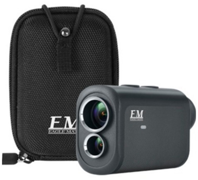 이글메이트 E1 mini 골프 거리측정기, 블랙