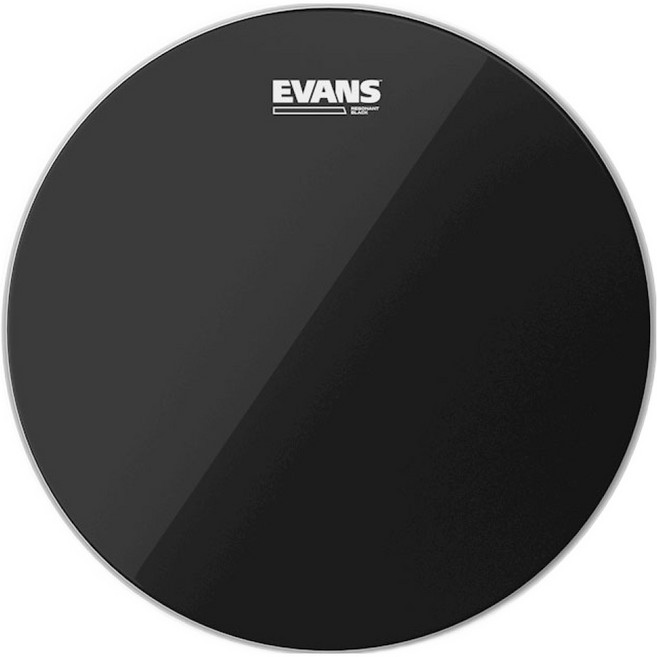 에반스 베이스 레조넌스 드럼헤드 274 x 274 x 21 mm 691423 TT10RBG, BLACK, 1개