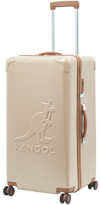 KANGOL 袋鼠 多收納運動胖胖行李箱 1個