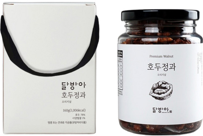 달방아 호두정과 오리지널, 160g, 1개