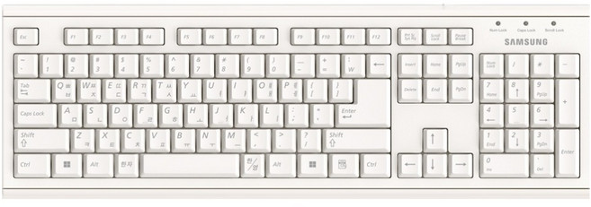 삼성전자 유선 키보드 + 키스킨 세트, 화이트, 키보드(SPA-JKA1BUW), 제조사축