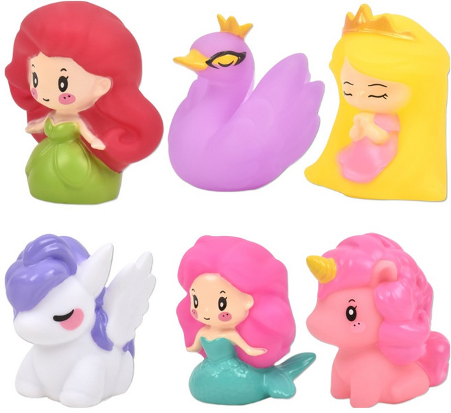 오즈토이 러버 목욕놀이 인형 6종, SQ22014-6 동화, 1세트