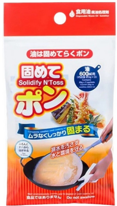 리코베이직 요리 기름 응고제 3P, 1개