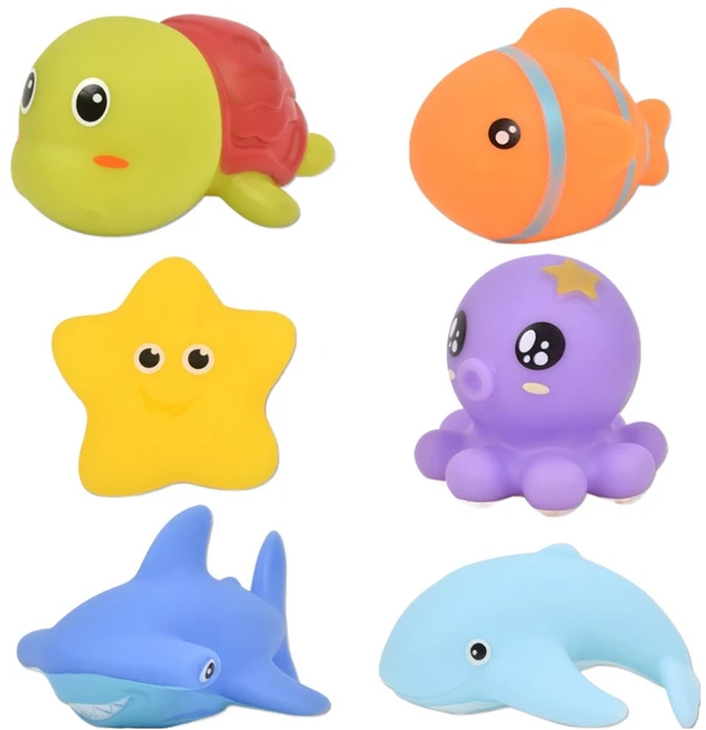 오즈토이 러버 목욕놀이 인형 6종, SQ22014-3 바다, 1세트 - 쿠팡