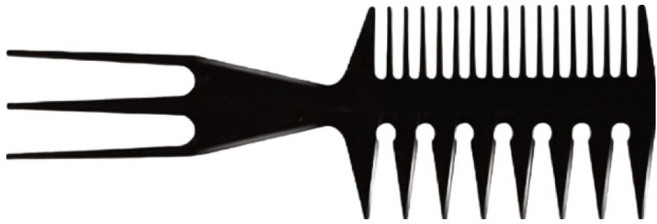 올웨일리 포마드 3 in 1 헤어 스타일링 빗 TSP2605, 1개, 블랙