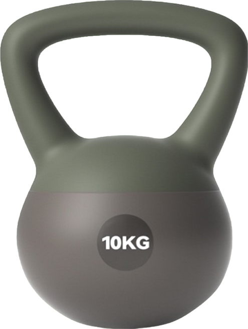 MICHAEL FITNESS 麥克健身 4~10kg 軟壺鈴 不傷地板, 10kg, 1個, 橄欖綠