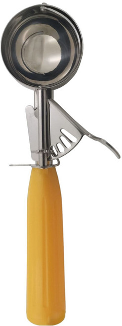 스텐 아이스크림 스쿱 20호 내경 53mm, 옐로우, 1개