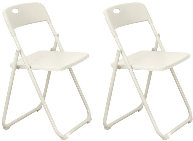 VICFUS 서핑 다용도 폴딩 의자, 베이지, 2개