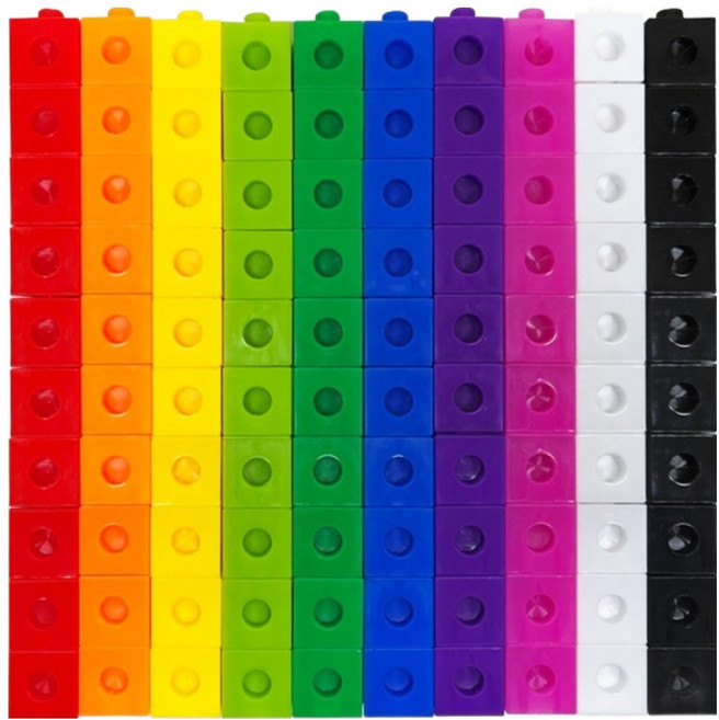 연결큐브 10종 x 10p 세트, 1세트