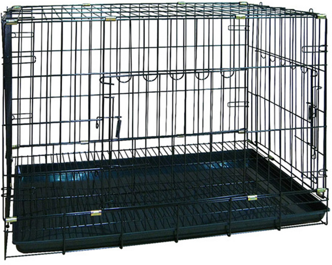 LUCKY HOME 3尺粉體靜電烤漆籠 90 x 68 x 57cm, 黑色, 1個