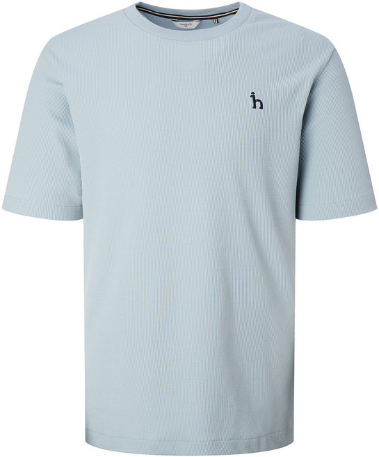 헤지스 남성용 냉감 와플조직 크루넥 반팔 티셔츠