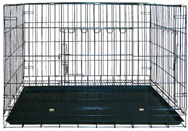 LUCKY HOME 2.5尺粉體靜電烤漆籠 75 x 55 x 46cm, 黑色, 1個