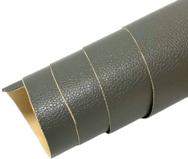 크블랑스 접착식 쇼파 의자 가죽 리폼 스티커, 다크그레이