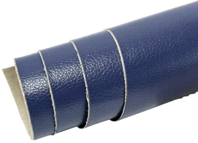 크블랑스 접착식 쇼파 의자 가죽 리폼 스티커, 다크네이비