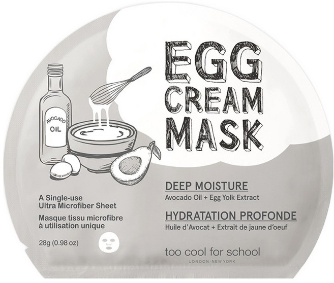 투쿨포스쿨 에그 크림 마스크 딥모이스처, 1개입, 1개