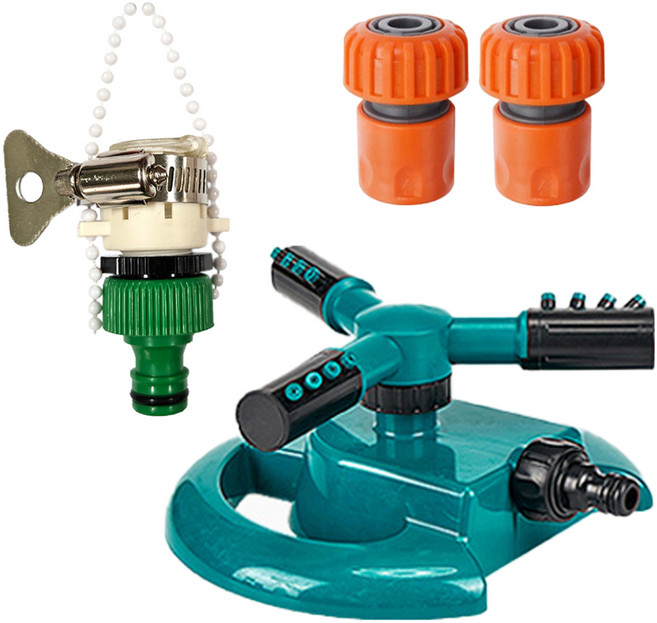 길그리 회전 스프링클러 독립형 세트 19-23mm용, 혼합색상, 1세트