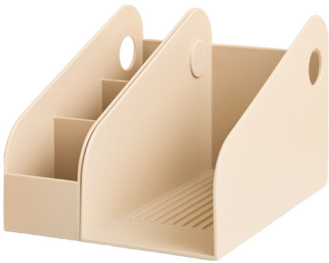 모던하우스 필요대로 조합하는 공간활용 책꽂이 겸 연필꽂이, 크림