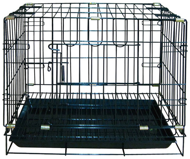 LUCKY HOME 1.5尺粉體靜電烤漆籠 47 x 40 x 31cm, 黑色, 1個