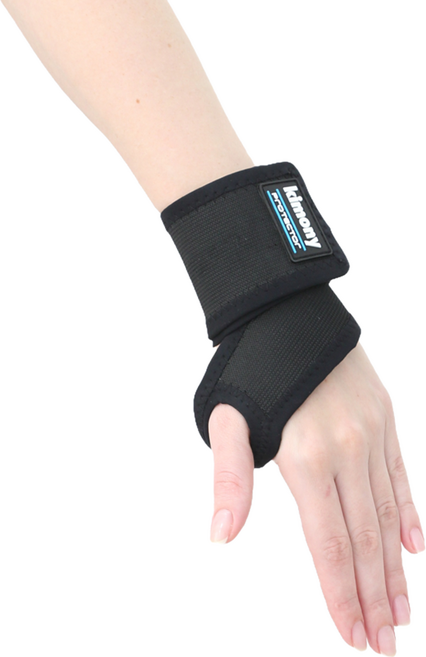 키모니 네오맥스 엄지고리형 손목보호대, 1개, 블랙