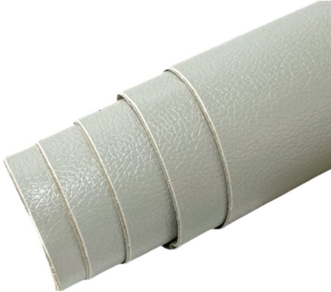 크블랑스 접착식 쇼파 의자 가죽 리폼 스티커, 멜란지그레이