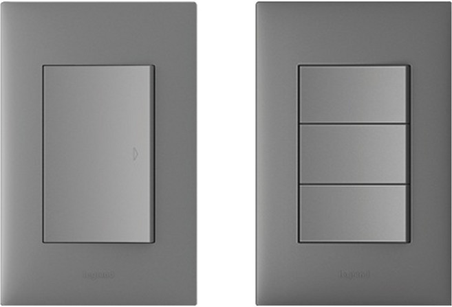 Legrand 羅格朗 Apela 鎂光簡約 1開開關 + 3開開關 套組, 1套
