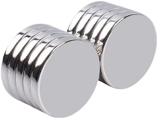 엔도브 강력한 네오디움 자석 원형 20 x 2 mm, 10개