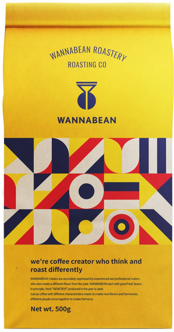워너빈 스페셜티 커피 에티오피아 예가체프 토레아 원두, 홀빈(분쇄안함), 500g, 1개
