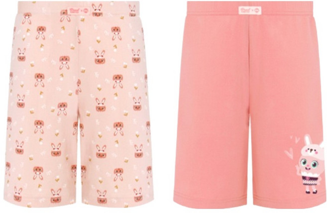 엠알키즈 아동용 접촉냉감 아스킨 5부 수면 반바지 2p