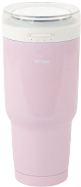 윈세이 스테인리스 무선LED가습기 700ml, WIN-0010AI, 핑크