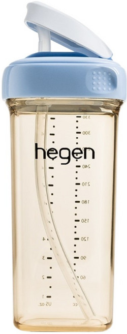헤겐 유아용 V3 PPSU 빨대컵, 330ml, 1개, 블루