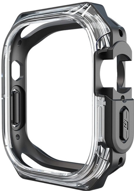 더조은셀러 스마트워치 퓨어 엣지 하이브리드 케이스, 퓨어블랙, 1개