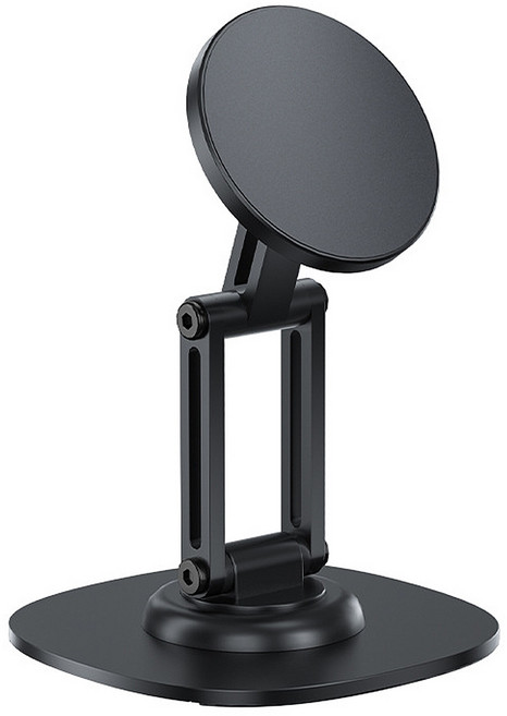 超穩360旋轉可摺疊磁吸手機架, 黑色, 1個