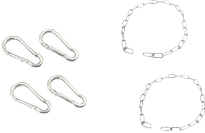 DoriDori 동우 유동팬 DWV-25CF / DWV-30CF / DWV-35CF / DWV-40CF / DWV-35CFS 용 고리 4p + 체인 2p 세트, 1세트