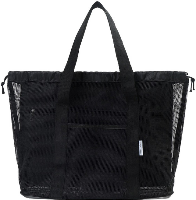 뷰레이터닷컴 하이큐 메쉬 수영가방, 블랙