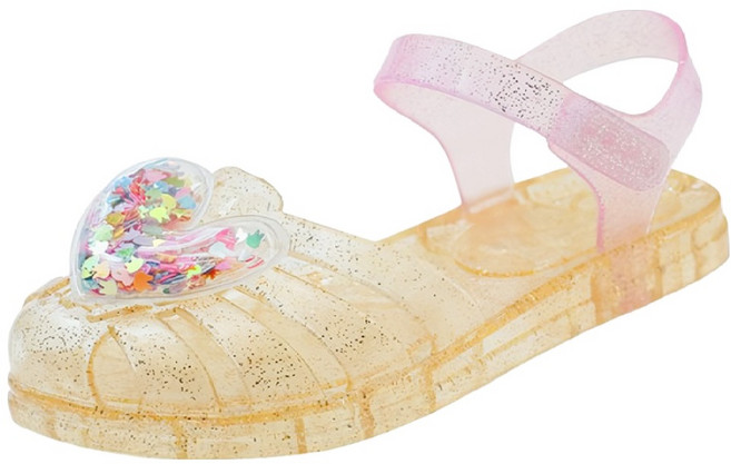 키즈트리 여아용 반짝이 공주 샌들 젤리 슈즈 SZ-485