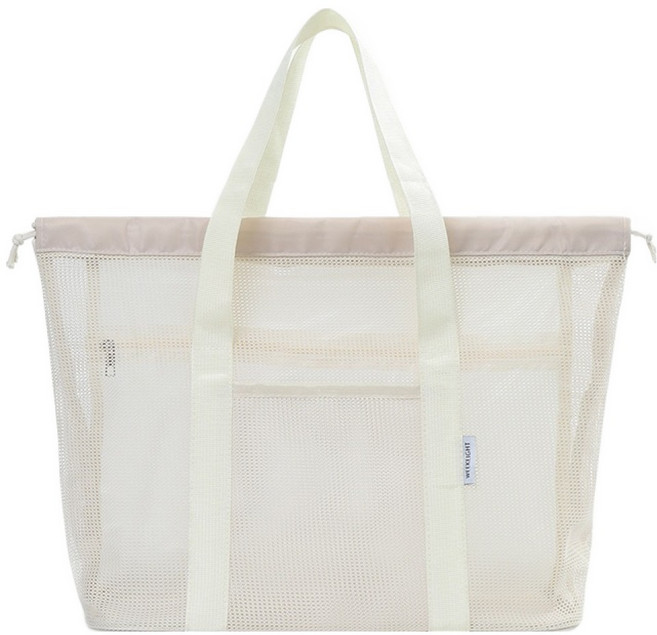 뷰레이터닷컴 하이큐 메쉬 수영가방, 아이보리