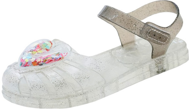 키즈트리 여아용 반짝이 공주 샌들 젤리 슈즈 SZ-485