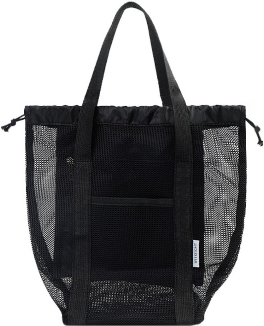 뷰레이터닷컴 하이큐 메쉬 수영가방, 블랙