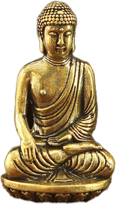 KODACHIEF 簡約佛像擺件 2.8 x 4.9 cm, 宗教迷你模型02, 1個