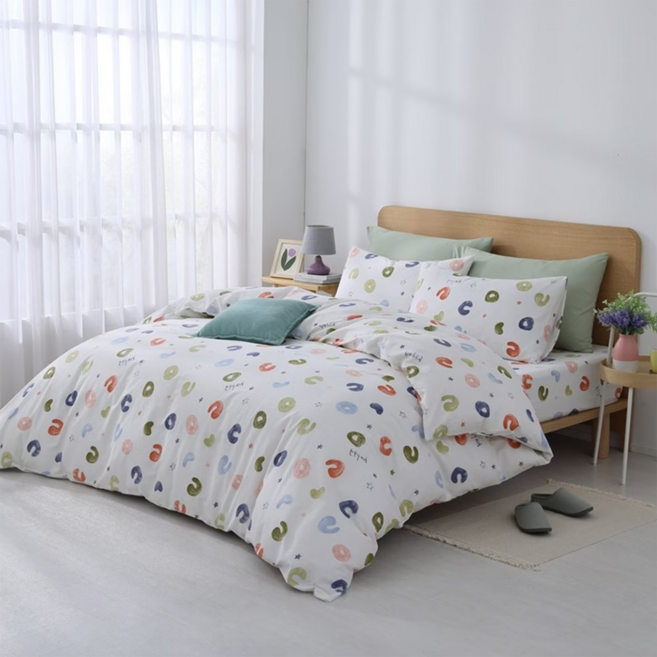 Ishur 伊舒爾 雲絲棉薄被套, 奶油爆米花