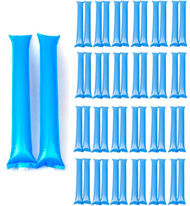 비에이비오 응원용 팡팡 막대풍선, 블루, 50개