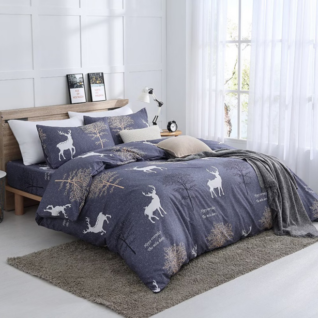 Ishur 伊舒爾 雲絲棉薄被套, 森林之鹿