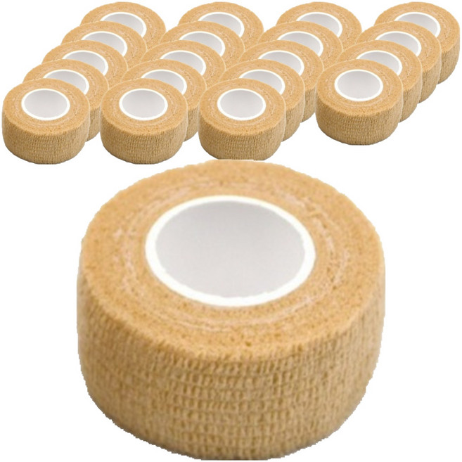 코어가드 붕대 탄력밴드 스킨 2.5cm x 4m, 20개, 1개입