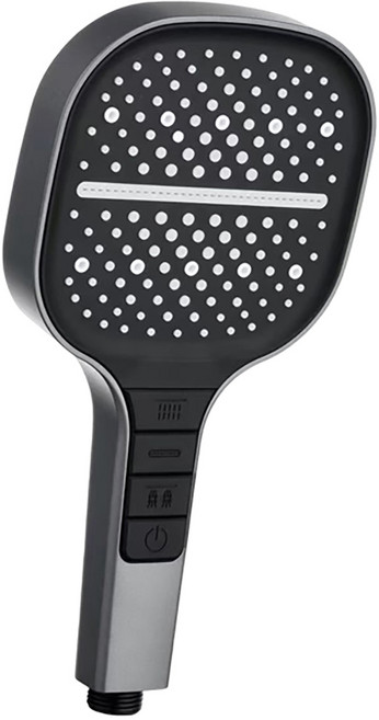 SPA級 增大150%出水面積蓮蓬頭, 1個, 槍灰色